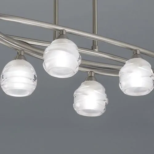 Подвесная люстра Mantra Loop Satin Nickel 1810  фото 5