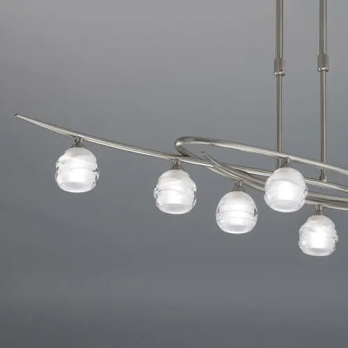 Подвесная люстра Mantra Loop Satin Nickel 1810  фото 3