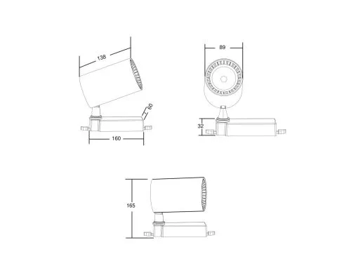 Трековый светильник Technical TR029-3-20W3K-W  фото 3