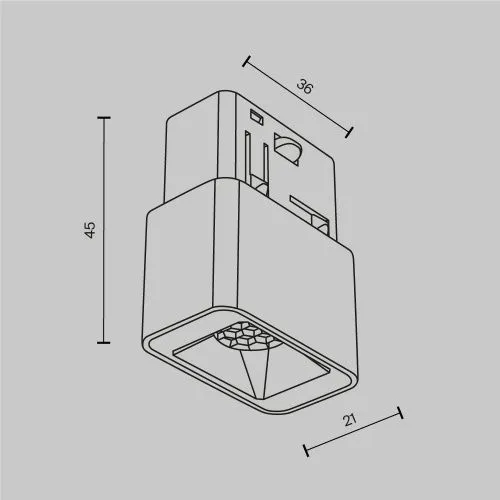 Трековый светильник Technical TR100-2-2W3K-S-W  фото 2